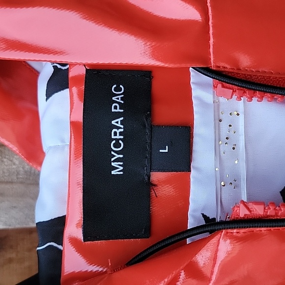 MYCRA PAC A-line slicker  hooded rain jacket coat Large - Picture 7 of 13